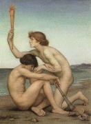 Evelyn De Morgan phosphorus and hesperus oil painting picture wholesale